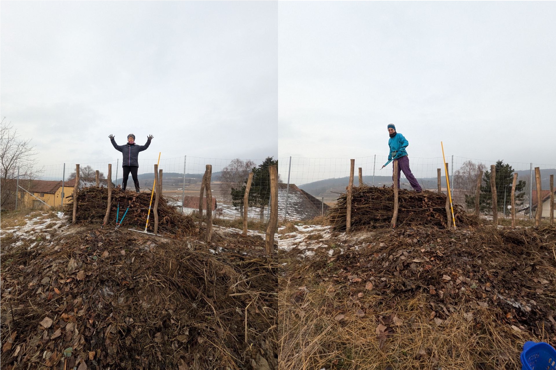 Lebensraumvielfalt durch Benjeshecke